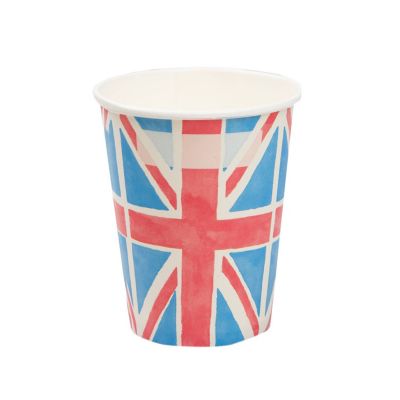 8 Talking Tables Coronation Union Jack Paper Cups image(1)