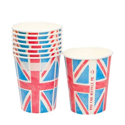 8 Talking Tables Coronation Union Jack Paper Cups image(2)