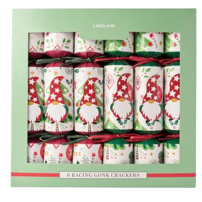 6 Lakeland Racing Gonk Christmas Crackers With Reusable Cracker Game image(9)