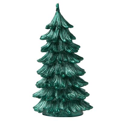 Lakeland Small Green Christmas Tree Shaped Candle Lakeland