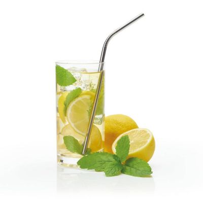 KitchenCraft Set of 4 Stainless Steel Straws image(2)