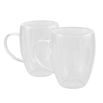 White glass clearance cups