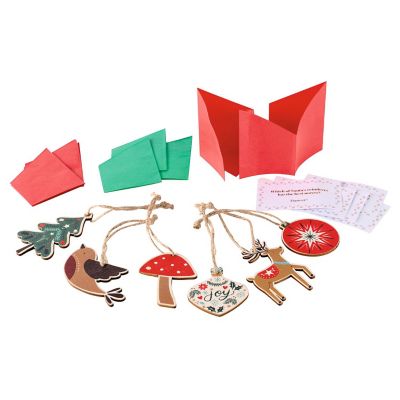 Lakeland Luxury Wooden Tree Decoration Christmas Crackers image(4)