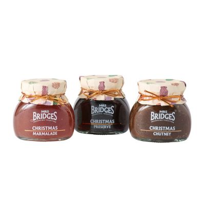 Mrs Bridges Christmas Triple Jar Jute Bag image(2)