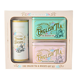 New English Teas Fine English Tea and Biscuit Gift Set