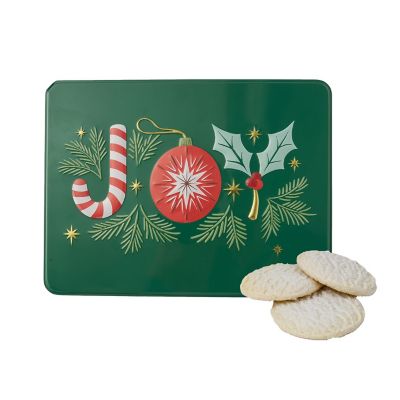 Lakeland Clotted Cream Christmas Shortbread Biscuit Tin 400g image(1)