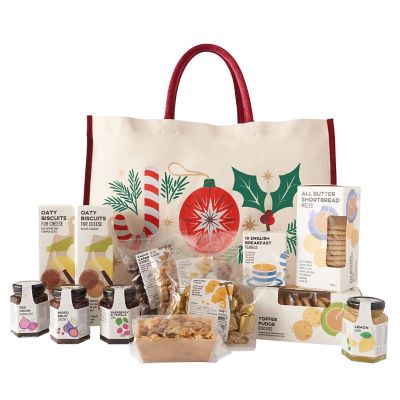 Lakeland Festive Joy Preserve Chutney and Biscuit Hamper Tote