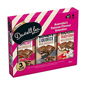 Darrell Lea Liquorice Chocolate Bar Selection