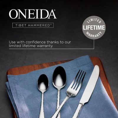 Oneida Tibet Hammered 16-Piece Cutlery Set   image(8)