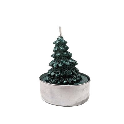 6 Mini Christmas Tree Candles image(2)