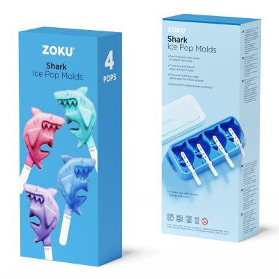 Zoku Shark Ice Pop Moulds image(8)