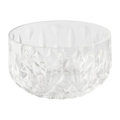Crystal-Look Acrylic Small Serving Bowl 
