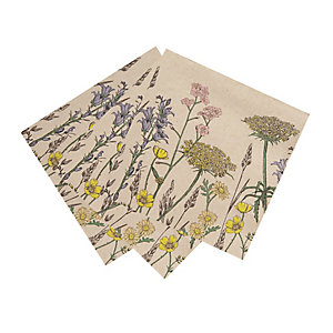 Talking Tables Wildflower Napkins Pack of 20