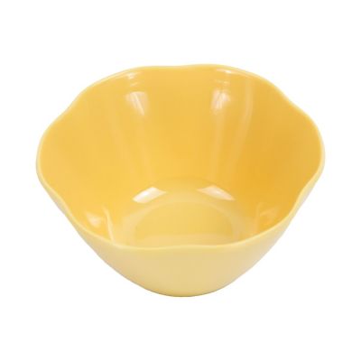 Lakeland Melamine Flower Shaped Yellow Bowl image(1)