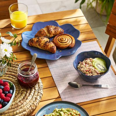 Lakeland Melamine Flower Shaped Blue Plate image(2)