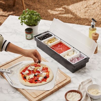 Lakeland Lidded Pizza Topping Station  image(2)