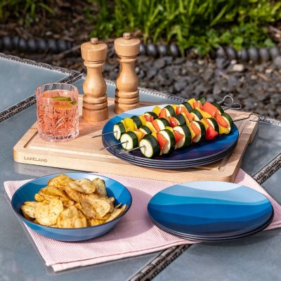 Lakeland Blue Wave Recycled Plastic Dinner Plate image(5)