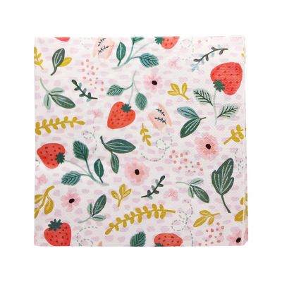 20 Lakeland Strawberry Patch 3-Ply Napkins image(1)