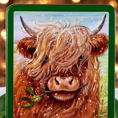 Grandma Wild's Embossed Highland Cow Biscuit Tin  image(3)