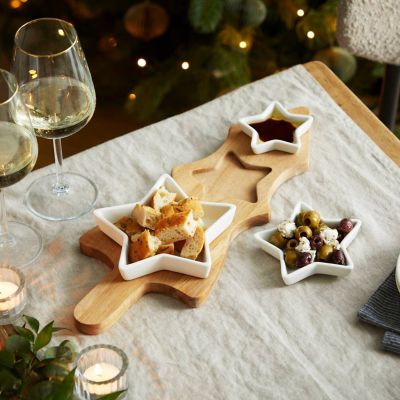 Lakeland Christmas Tree Serving Platter with Star Bowls image(2)