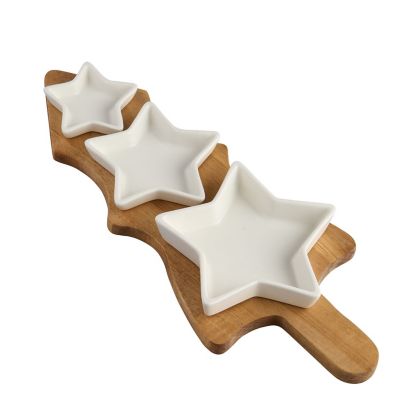 Lakeland Christmas Tree Serving Platter with Star Bowls image(7)