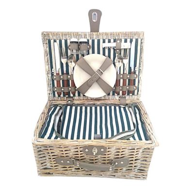 2 Person Wicker Picnic Basket image(1)