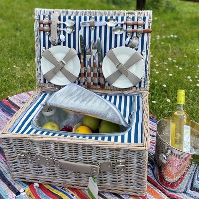 4 Person Wicker Picnic Basket image(3)