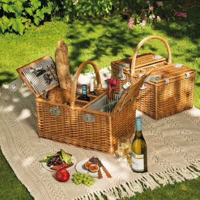 4 Person Loop Handle Picnic Basket image(2)
