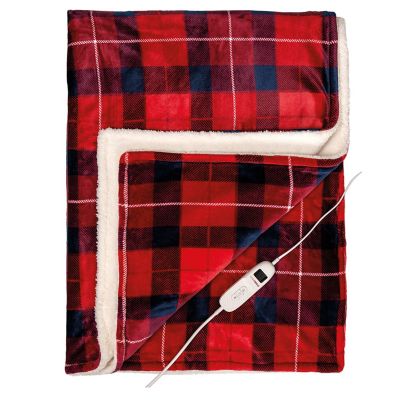 StaySnug Red Tartan Heated Throw image(4)