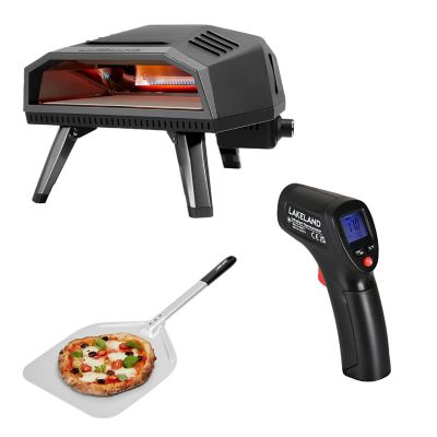 Lakeland Gas Pizza Oven, Pizza Peel and Thermometer Bundle Lakeland