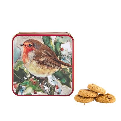 Lakeland Robin Tin with Stem Ginger and Lemon and Chocolate Chip Biscuits image(1)