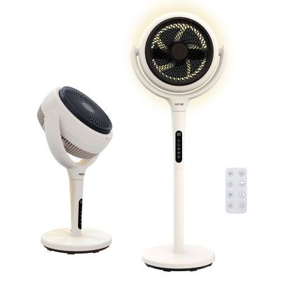 AirCraft LUME Quiet Air Circulator Fan with Remote & LED Backlight  image(1)