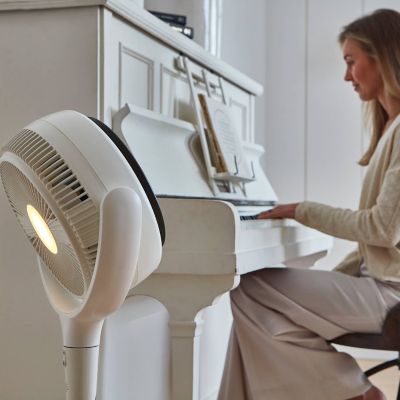 AirCraft LUME Quiet Air Circulator Fan with Remote & LED Backlight image(4)