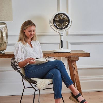 AirCraft LUME Quiet Air Circulator Fan with Remote & LED Backlight image(8)