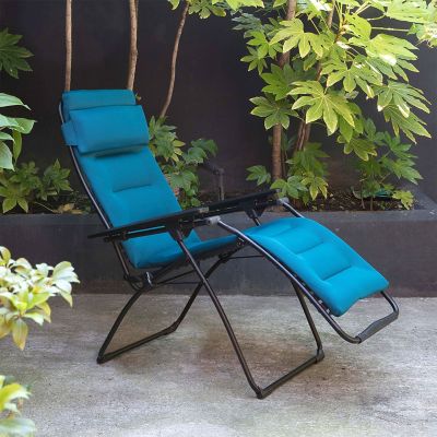 Lafuma Futura Padded Reclining Chair Coral Blue image(2)