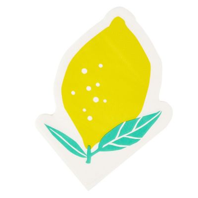 20 Lemon Shaped Napkins image(1)