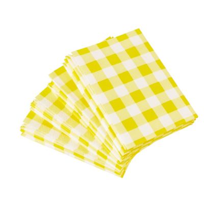 12 Gingham Pre-Folded Napkins image(2)