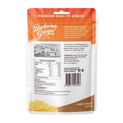 Buderim Naked Ginger Sliced 175g image(3)