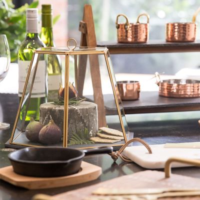 Artesa Glass Cloche with Slate Serving Base image(5)