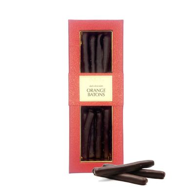 Walnut Tree Dark Chocolate Coated Orange Peel Batons