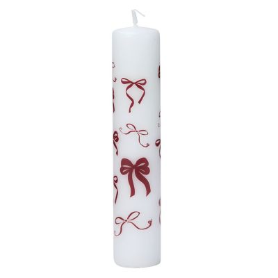 Lakeland Advent Pillar Bow Candle image(3)