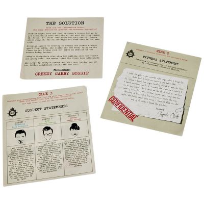 6 Lakeland Murder Mystery Whodunnit Christmas Crackers image(3)