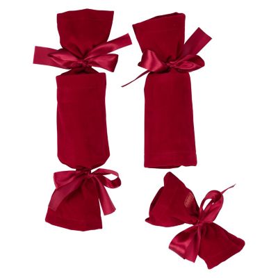 2 Lakeland Red Velvet Fabric Reusable Crackers                                  image(1)