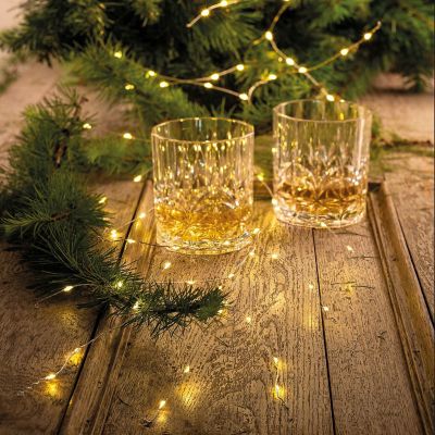 Lakeland Silver Cluster String Lights 100cm