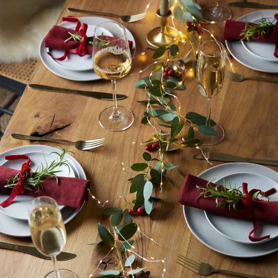 Lakeland Silver Cluster String Lights 100cm image(4)