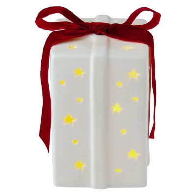 Lakeland LED Ceramic Christmas Present