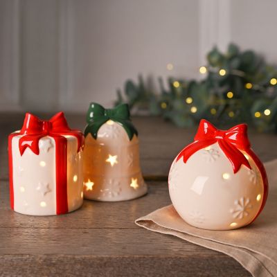 Lakeland LED Ceramic Christmas Decorations – Set of 3 image(2)