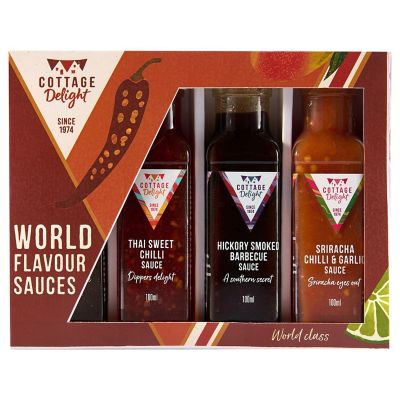 Cottage Delight World Flavour Sauces 4x 100ml
