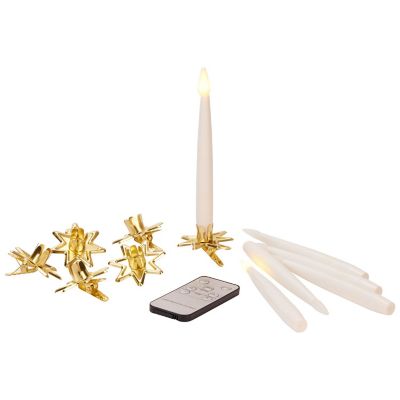 6 Lakeland Clip-On LED Christmas Candles