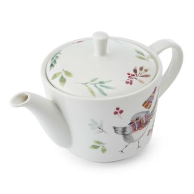 Tipperley Hill Fine China Winter Robin Teapot   image(5)